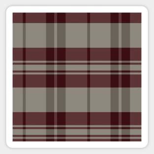 Winter Aesthetic Arable 2 Hand Drawn Textured Plaid Pattern Sticker